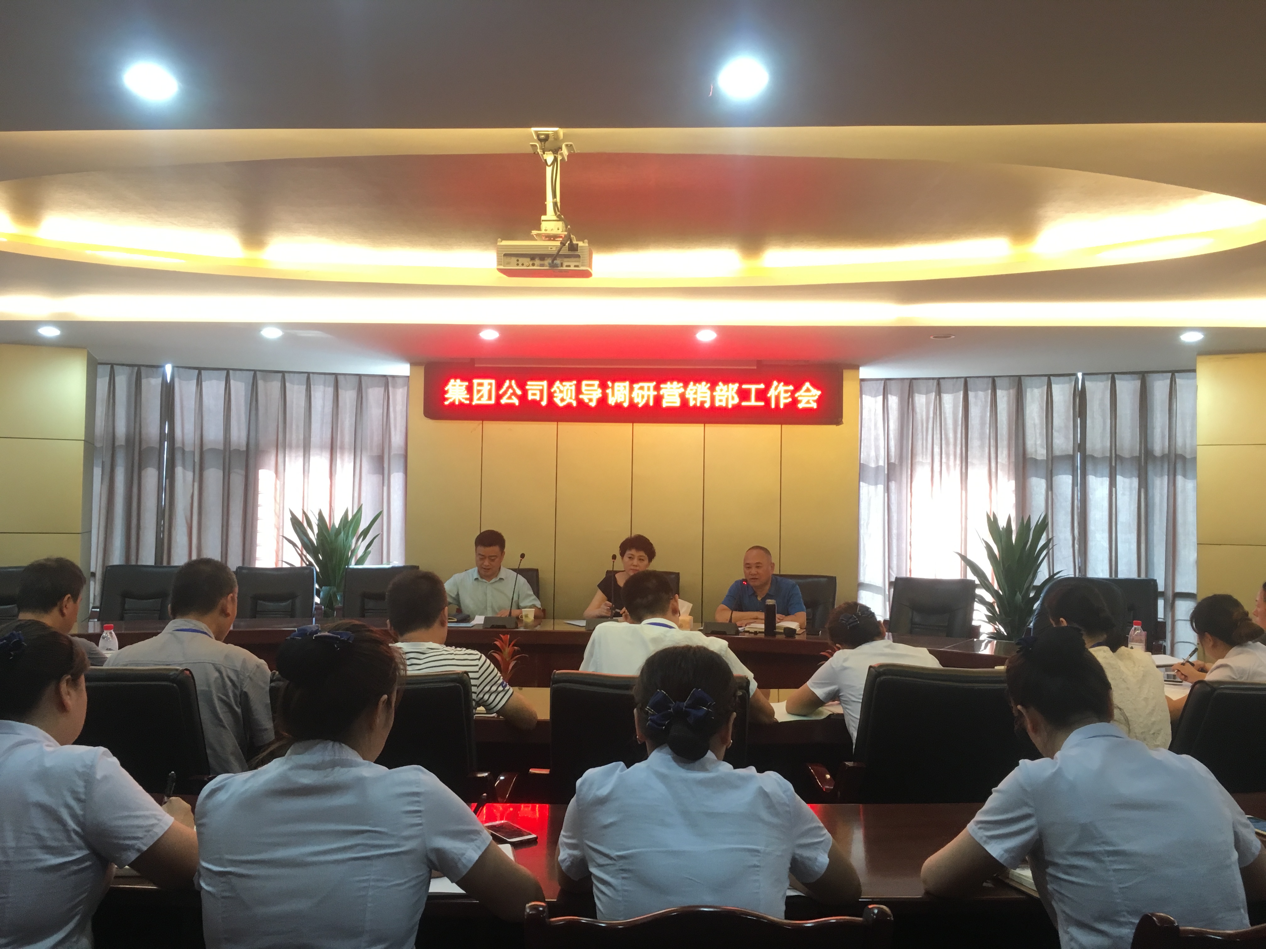 集團(tuán)公司黨委書記、董事長梁紅率隊(duì)深入營銷一線開展調(diào)研